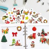 3 Set Kerst Cartoon Illustratie Kinderen Speelgoed Stickers  Maat: 148x210mm (P-3)