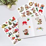 3 Set Kerst Cartoon Illustratie Kinderen Speelgoed Stickers  Maat: 148x210mm (P-3)