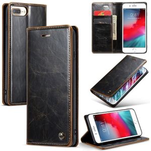 Voor iPhone 6 Plus/7 Plus/8 Plus CaseMe 003 Crazy Horse textuur lederen telefoonhoes