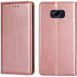 Voor Samsung Galaxy S8 + PU + TPU Gloss Oil Solid Color Magnetische Horizontale Flip Lederen Case met Houder & Kaart Slot & Portemonnee (Rose Gold)