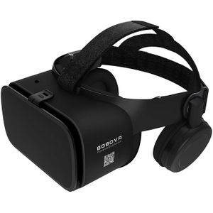 BOBOVR Z6 Virtual Reality 3D-videobril geschikt voor 4 7-6 3 inch smartphone met Bluetooth-headset (zwart)