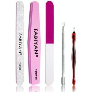 Fabiyan Nail Art Tool Set Manicure Disarm Tool Set  Specificatie: 5-delige set