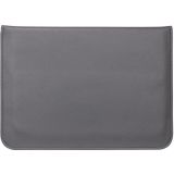 PU-leer Ultra-dunne enveloptas laptoptas voor MacBook Air / Pro 15 inch  met standfunctie(Space Gray)