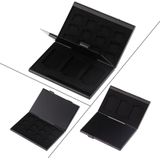 15-in-1 Memory Card aluminiumlegering beschermende Case Box voor 3 SD + 12 TF Cards(Black)