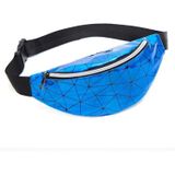 Modieuze Unisex Chest Bag Fanny Pack Waist Bag Waterproof Laser Bags (Blauw)