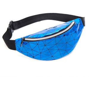 Modieuze Unisex Chest Bag Fanny Pack Waist Bag Waterproof Laser Bags (Blauw)
