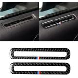 2 PC'S auto USA kleur Carbon Fiber deur luchtuitlaat decoratieve sticker voor Ford Mustang 2015-2017