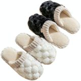 Winter dames katoenen pantoffels thuis paren vloerslippers antislip warme pluche pantoffels  maat: 36-37