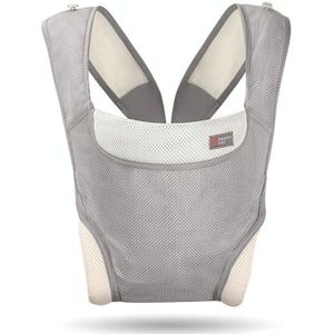 Kangaroo Baby Portable Multifunctionele Baby Carrier Front Hold Baby Ademende Drager (Dream Gray)