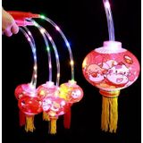 8 STUKS draagbare lantaarn gloeiend speelgoed lente festival kinderen knipperen lantaarn  willekeurige stijl levering