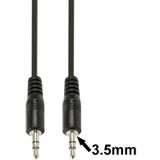 Aux kabel  3.5mm mannetje Mini Plug Stereo Audio Kabel  Lengte: 3 meter
