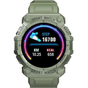FD68S 1 44 inch Color Roud Screen Sport Smart Watch  ondersteunen de hartslag / multisportmodus