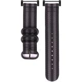 Voor Suunto Core Three-Ring Steel Buckle Nylon Watchband