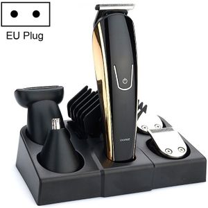 5 in 1 multifunctionele olie hoofd snijden USB opladen elektrische haar Cutter elektrische tondeuses stelt EU Plug