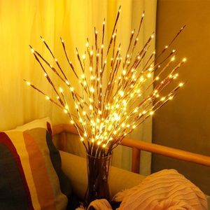 LED Willow Branch lamp bloemen verlichting vakantiehuis Christmas Party tuindecoratie batterij gexploiteerd kerst verjaardag geschenken (warm wit)