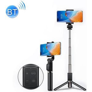 Honor AF15 PRO Mobiele telefoon Bluetooth Mini Selfie Stick Live Floor Tripod Bracket (Zwart)
