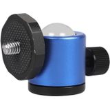 Mini 360 graden rotatie panoramische metalen kogelkop voor DSLR & digitale camera's (blauw)