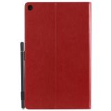 Voor Amazon Kindle Fire HD 10 (2015) / (2017) Cat Bee Embossing Pattern Shockproof Table PC Protective Horizontal Flip Leather Case with Card Slots & Pen Slot & Sleep / Wake-up Function(Red)