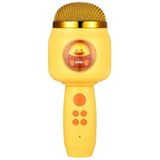 Kinderen Draadloze Microfoon Bluetooth Telefoon Zangmicrofoon (Geel)