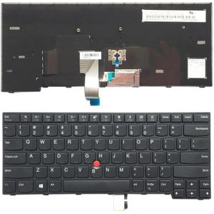 Amerikaanse versie Engels Laptop toetsenbord met wijzen stokken voor Lenovo IBM Thinkpad E470 / E470C / E475  Teclado 01AX080 / 01AX040 / 01AX000 / SN20K93235