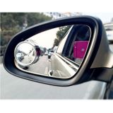 2 PC's SY-022 auto voertuig spiegel Dodehoek achterzijde bekijken kleine ronde spiegel  Diameter: over 5.6cm(Silver)