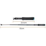 Draagbare opvouwbare statief houder Selfie Monopod Stick voor GoPro  HERO 6/5 sessie /5 /4 sessie /4 /3+/3 /2 /1  Xiaoyi Sport camera's  lengte: 23 5-81 cm