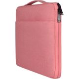 15 4 inch Fashion casual polyester + nylon laptop handtas aktetas Notebook Cover Case  voor MacBook  Samsung  Lenovo  Xiaomi  Sony  DELL  CHUWI  ASUS  HP (roze)