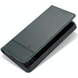 Voor iPhone 11 AZNS Magnetic Calf Texture Horizontale Flip Lederen case met kaartslots & portemonnee (Donkergroen)
