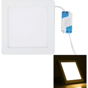 12W 17cm vierkante paneel licht lamp met LED driver  60 LED SMD 2835  lichtstroom: 860LM  AC 85-265V  opbouw