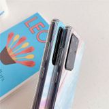 Voor Galaxy A71 Hoge Kwaliteit TPU Gladde gemarmerde IMD mobiele telefoon case (Rainbow F16)