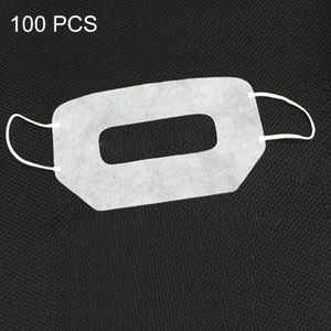 100 stuks beschermende hygine Eye Mask witte wegwerp Eyemask voor Virtual reality bril