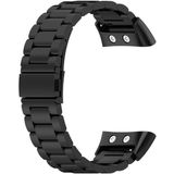 Voor Garmin Forerunner 45 / 45S / Swim 2 Universal Three Beads Roestvrij stalen vervangende polsbandhorlogeband(Zwart)