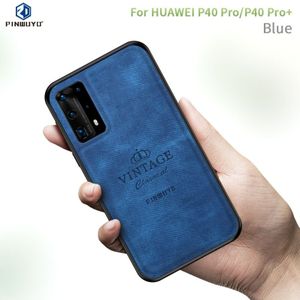 Voor Huawei P40 pro / P40pro+ PINWUYO Zun-serie PC + TPU + Skin Waterproof and Anti-fall All-inclusive Protective Shell(Blauw)