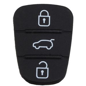 Vervanging 2 knoppen silicone pad voor Hyundai/Kia Car Key shell  zonder batterij