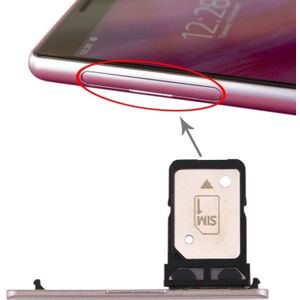 Originele single sim-kaartlade voor Sony Xperia 10 (Roze)