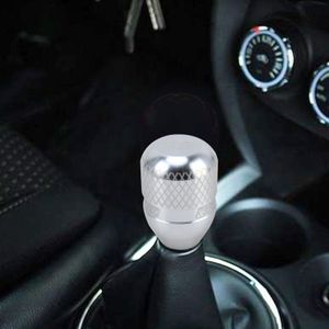 Universele auto Gear Shift knop gewijzigd auto Gear Shift knop Auto transmissie verschuiving hefboom knop Gear Knobs(Silver)