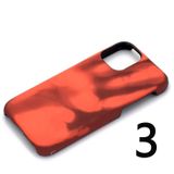 Voor Huawei P40 Lite E/Y7P 2020 Paste Skin + PC Thermal Sensor Discoloration Protective Back Cover Case (Rood naar geel)