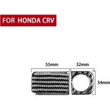 2 stks / set Koolstofvezel Auto handschoendoos opening frame decoratieve sticker voor HONDA CRV 2007-2011  rechteraandrijving