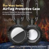 Star Wars Series Rubber Shockproof Protective Case voor Airtag (Donkerblauw)