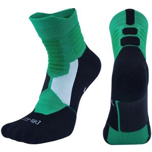 2 paren antibacterile badstof sokken basketbal sokken mannen en vrouwen volwassen sport sokken  maat: M 35-38 yards