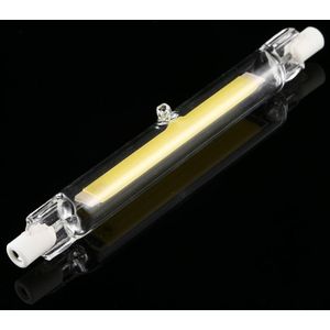 R7S 7W 500LM 118mm COB LED lamp glas buis vervanging halogeen lamp spot licht  wit licht
