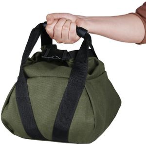 Canvas Weightlifting Fitness Sandbag(Green)