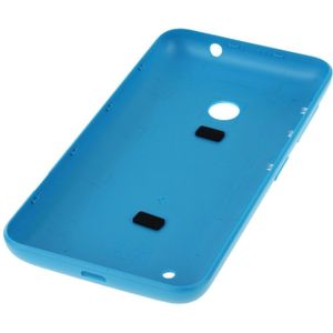 Effen kleur kunststof Batterijvervanging terug dekking voor Nokia Lumia 530/Rock/M-1018/RM-1020(Blue)