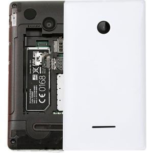 Effen kleur batterij terug dekking voor Microsoft Lumia 532(White)