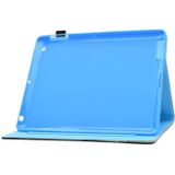 Voor iPad 2 / 3 / 4 Painted Horizontal Flat Leather Case met Sleep Functie & Card Slot & Buckle Anti-skid Strip & Bracket & Wallet(Balloon)