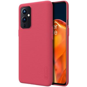 Voor OnePlus 9 (IN / CN-versie) NILLKIN Frosted Concave-convex Texture PC Protective Case (rood)