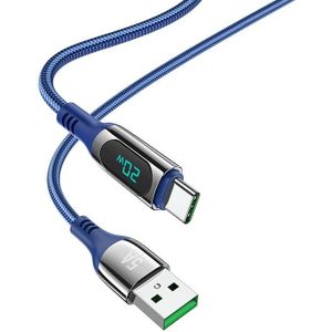 HOCO S51 5A Type-C / USB-C DIGITALE DISPLAY LADENDATA KABEL  Lengte: 1.2m