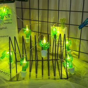3m Cactus ingegoten USB Plug romantische LED String vakantie licht  20 LEDs Teenage stijl warme Fairy decoratieve Lamp voor Kerstmis  bruiloft  slaapkamer (Warm wit)