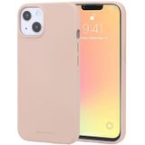 GOOSPERY ZACHT GEVOEL Vloeibare TPU Schokbestendige Soft Case Voor iPhone 13 mini (Lichtroze)