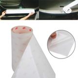 4 STKS auto front terug bumper duidelijk verf bescherming wrap vinyl film  grootte: 14 * 30cm